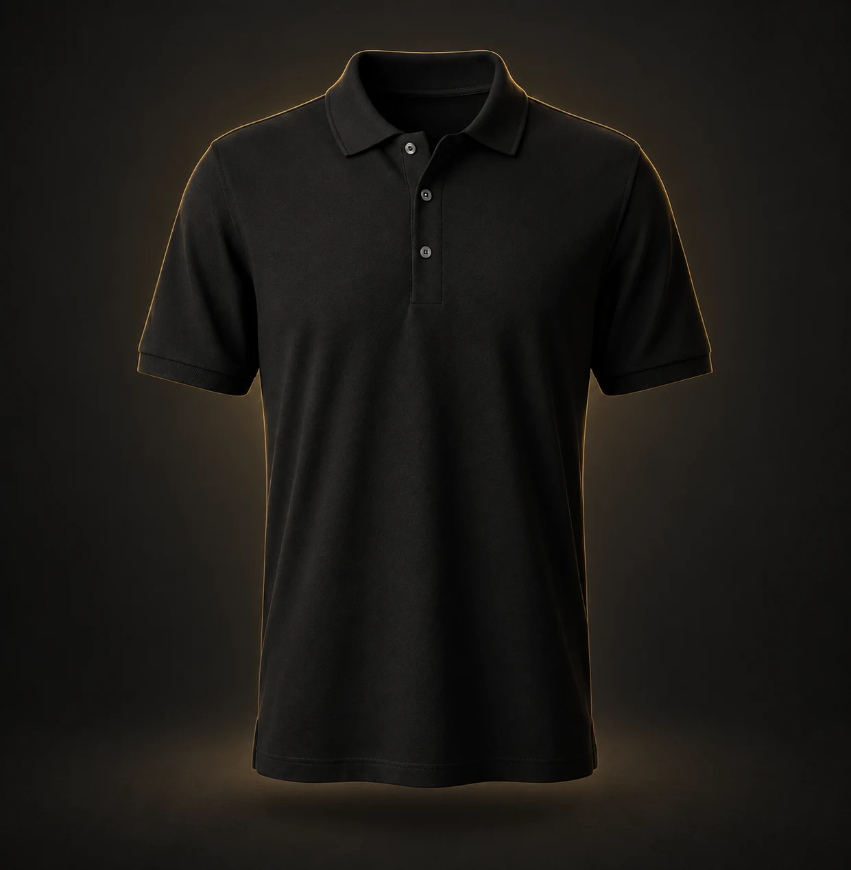 Blank polo shirt before customization